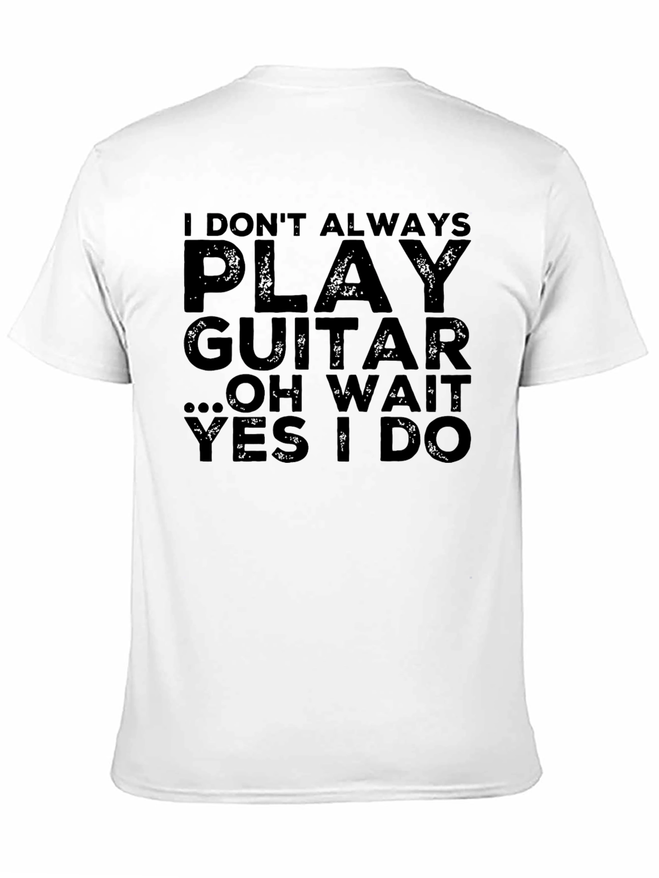 Black Guitar Player T-Shirt - Funny Musician Tee view 11