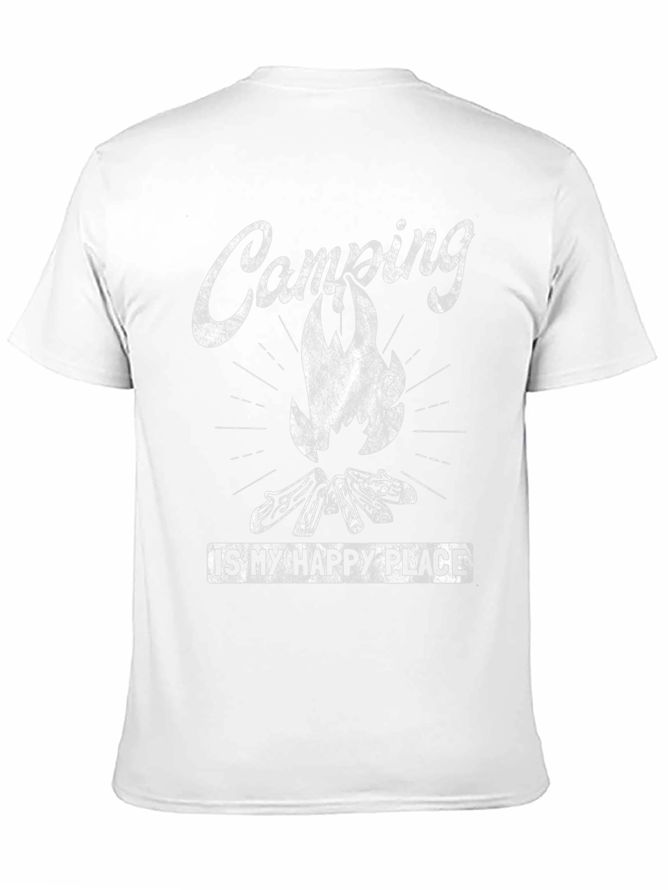 Black Camping is My Happy Place Graphic T-Shirt view 11