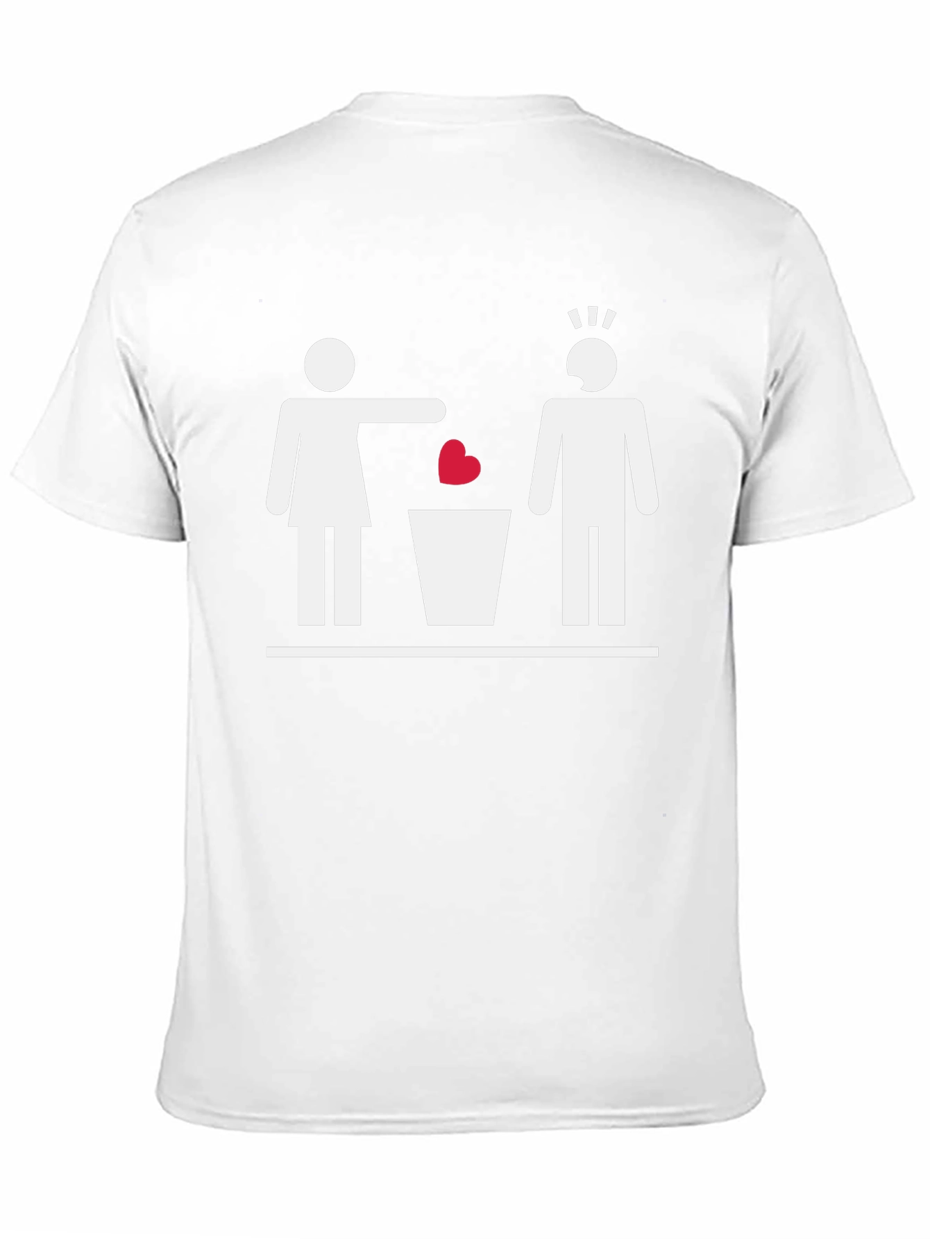 Black Heartbreak Humor T-Shirt - Rejection Graphic Tee view 11