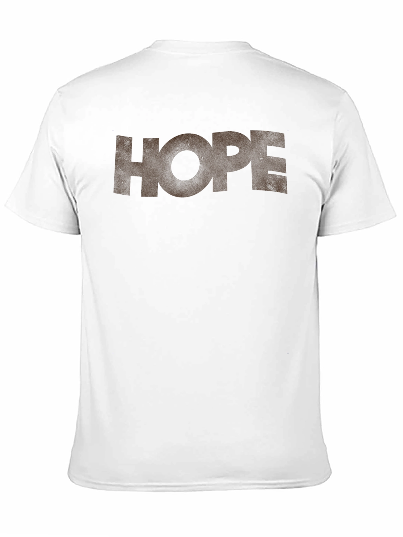 Black HOPE Graphic Print Crew Neck T-Shirt view 11