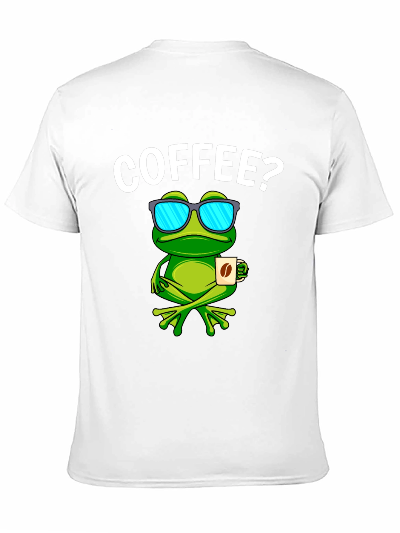 Black Coffee Frog T-Shirt - Funny Animal Graphic Tee view 11