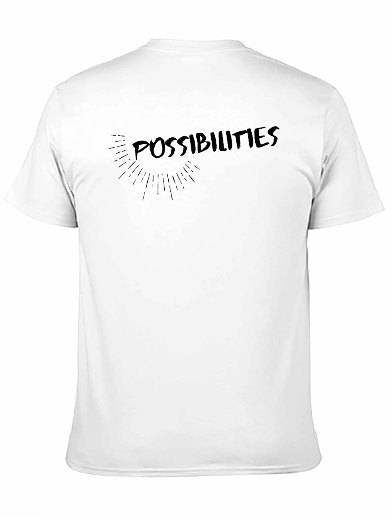 Black Possibilities Graphic T-Shirt - Mens Casual Tee view 11