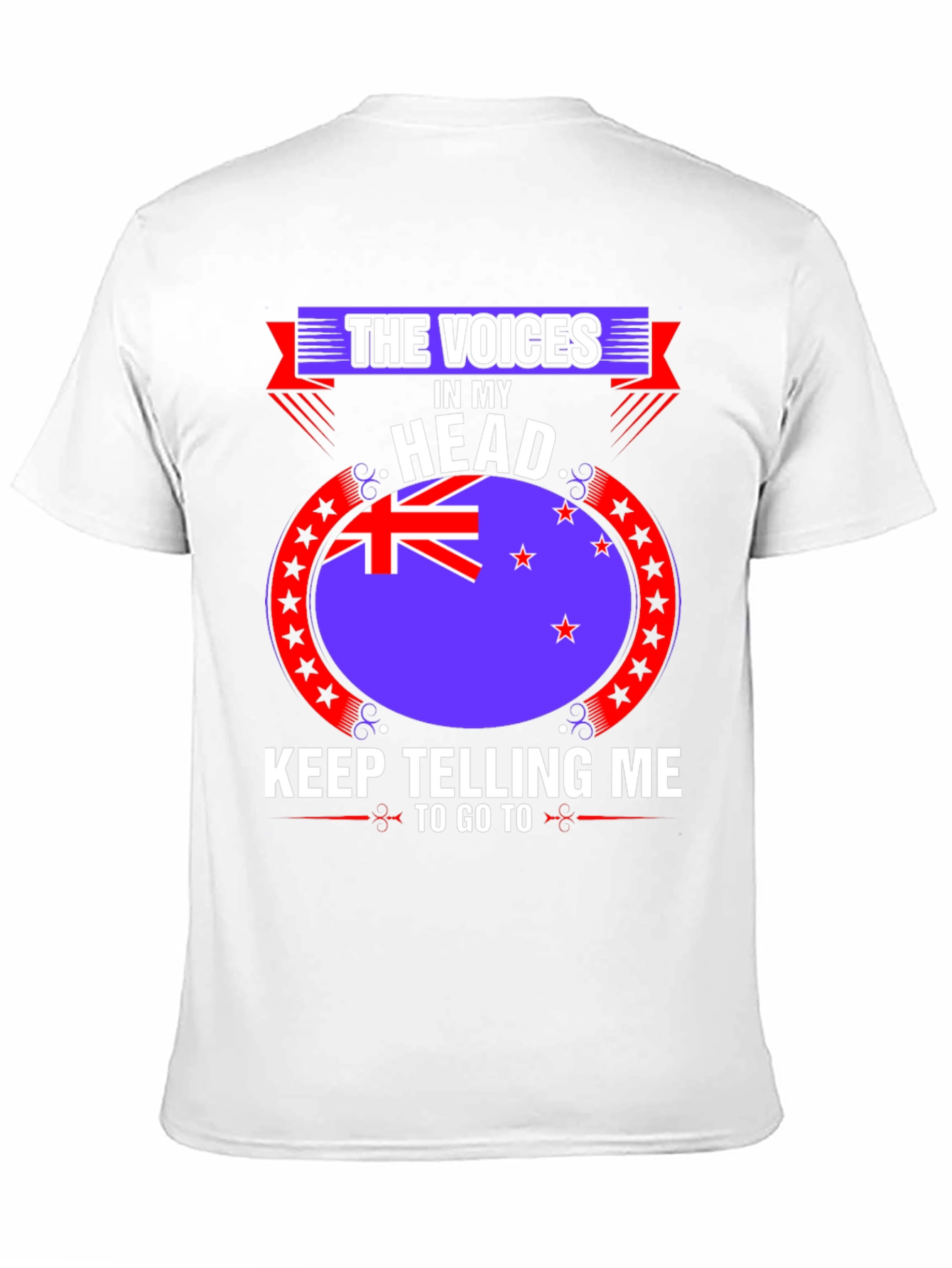 Black Voices In My Head T-Shirt - New Zealand view 11