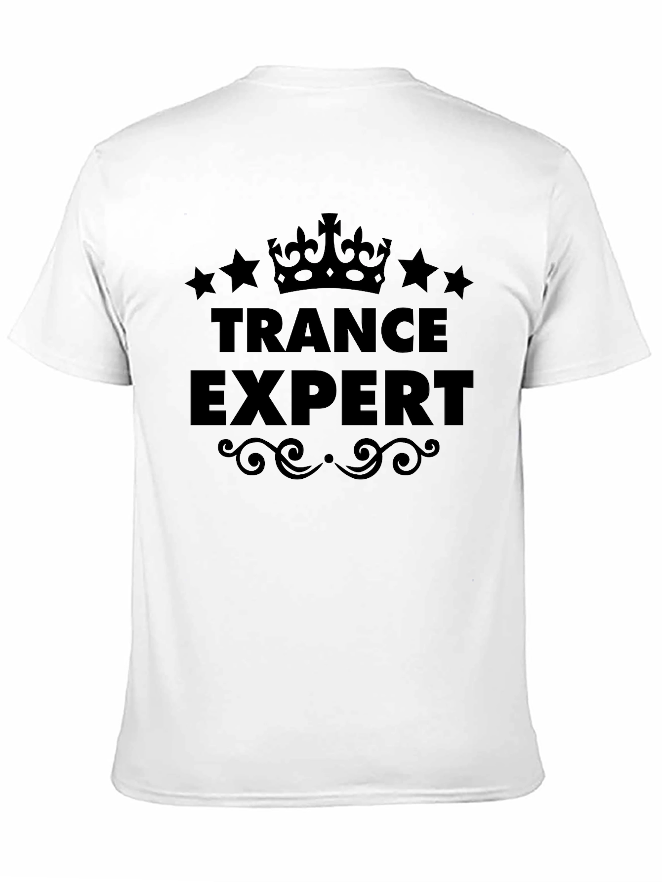 Black Trance Expert Black Graphic Tee Shirt view 11