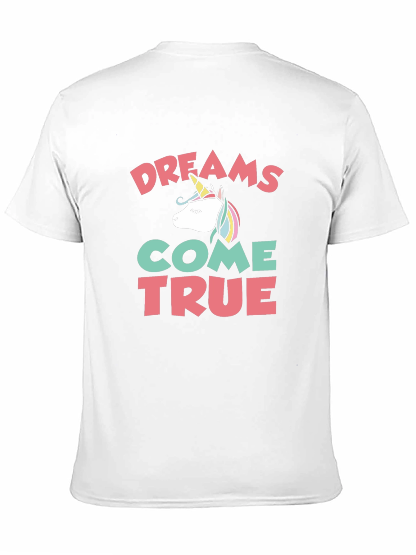 Black Dreams Come True Unicorn Graphic Tee view 11