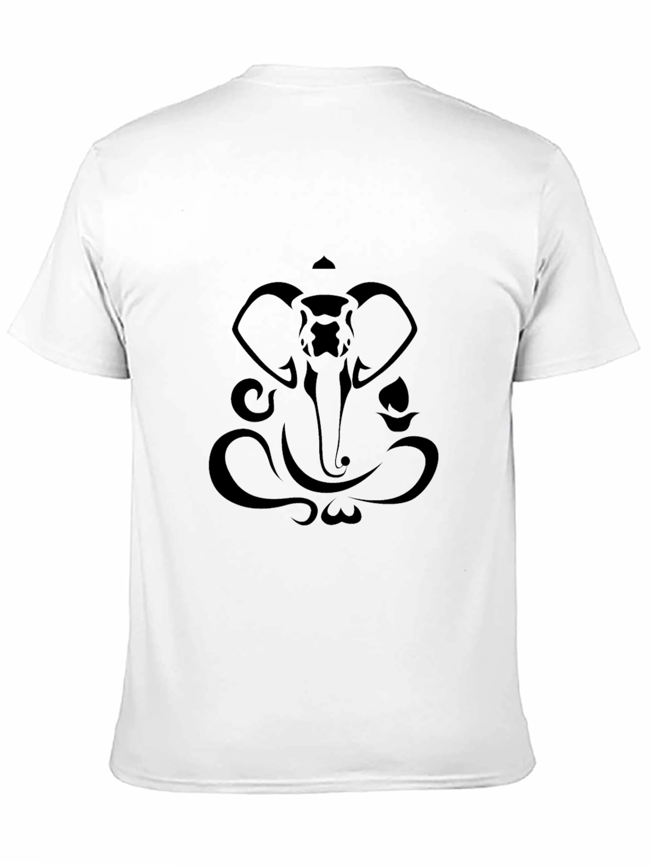 Black Ganesh Graphic Tee - Stylish Black Cotton T-Shirt view 11