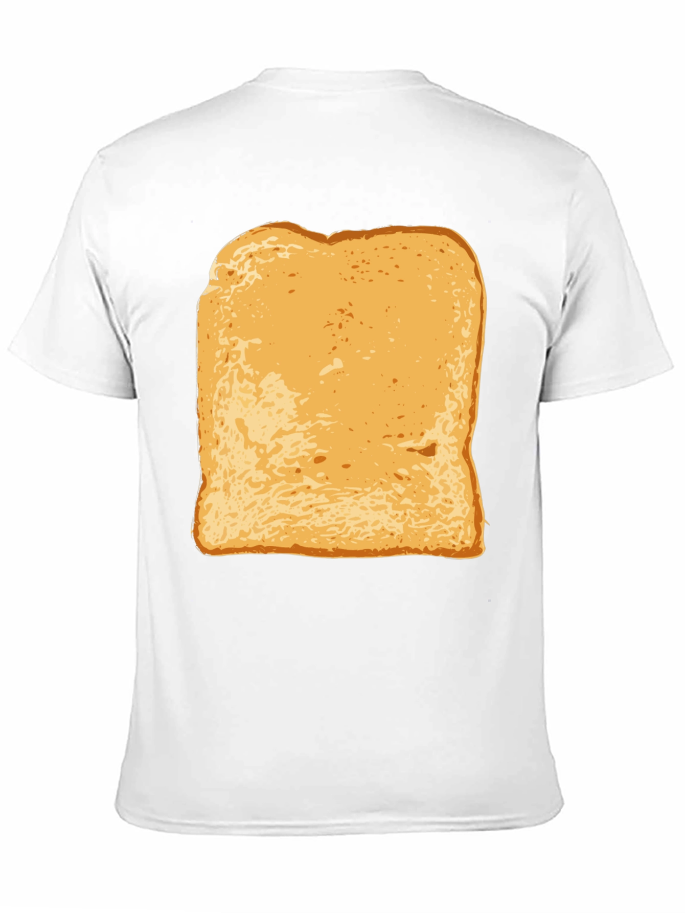 Black Bread Slice Graphic Tee - Funny Food T-Shirt view 11