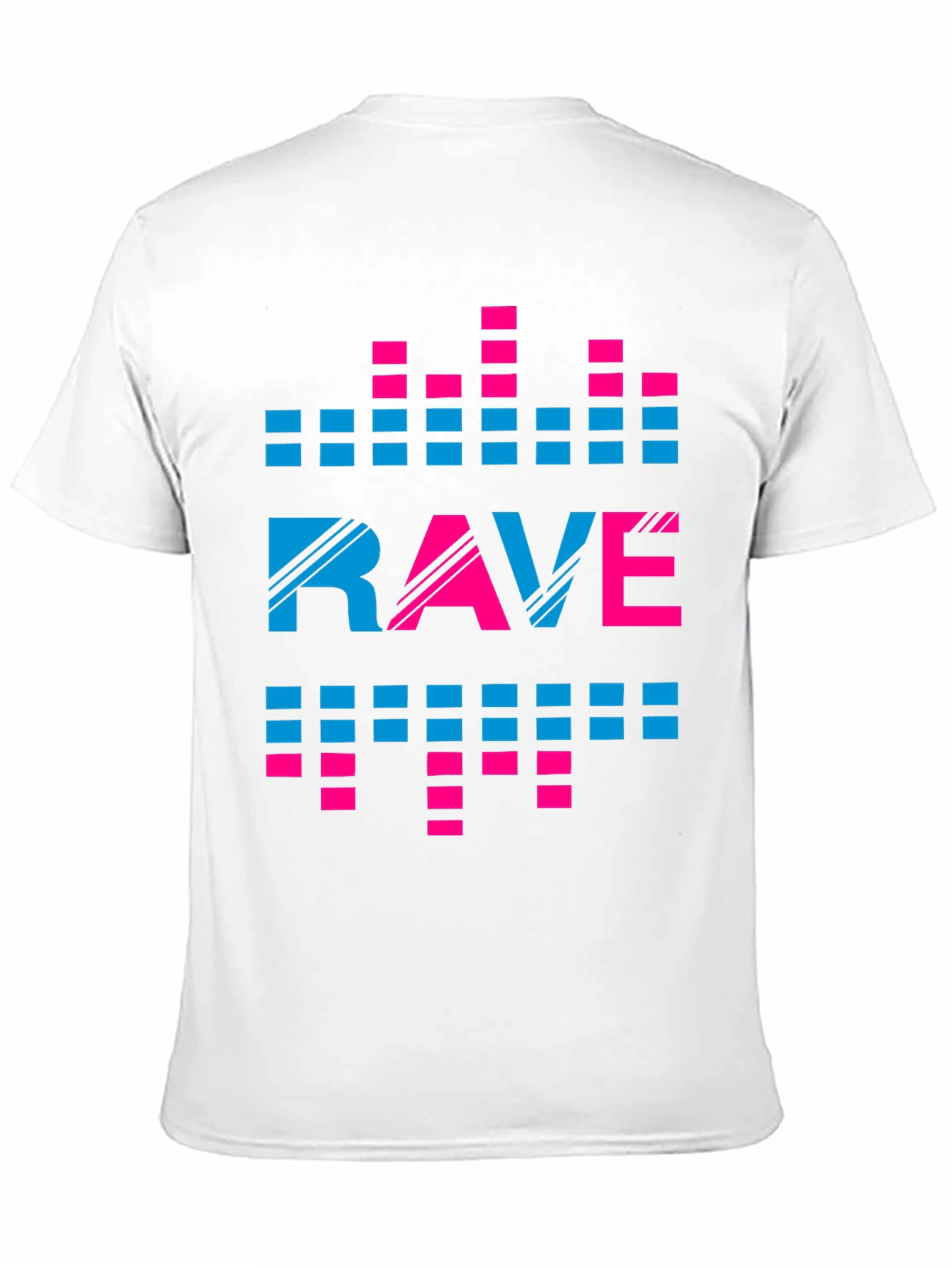 Black Rave Graphic Print Crew Neck T-Shirt view 11