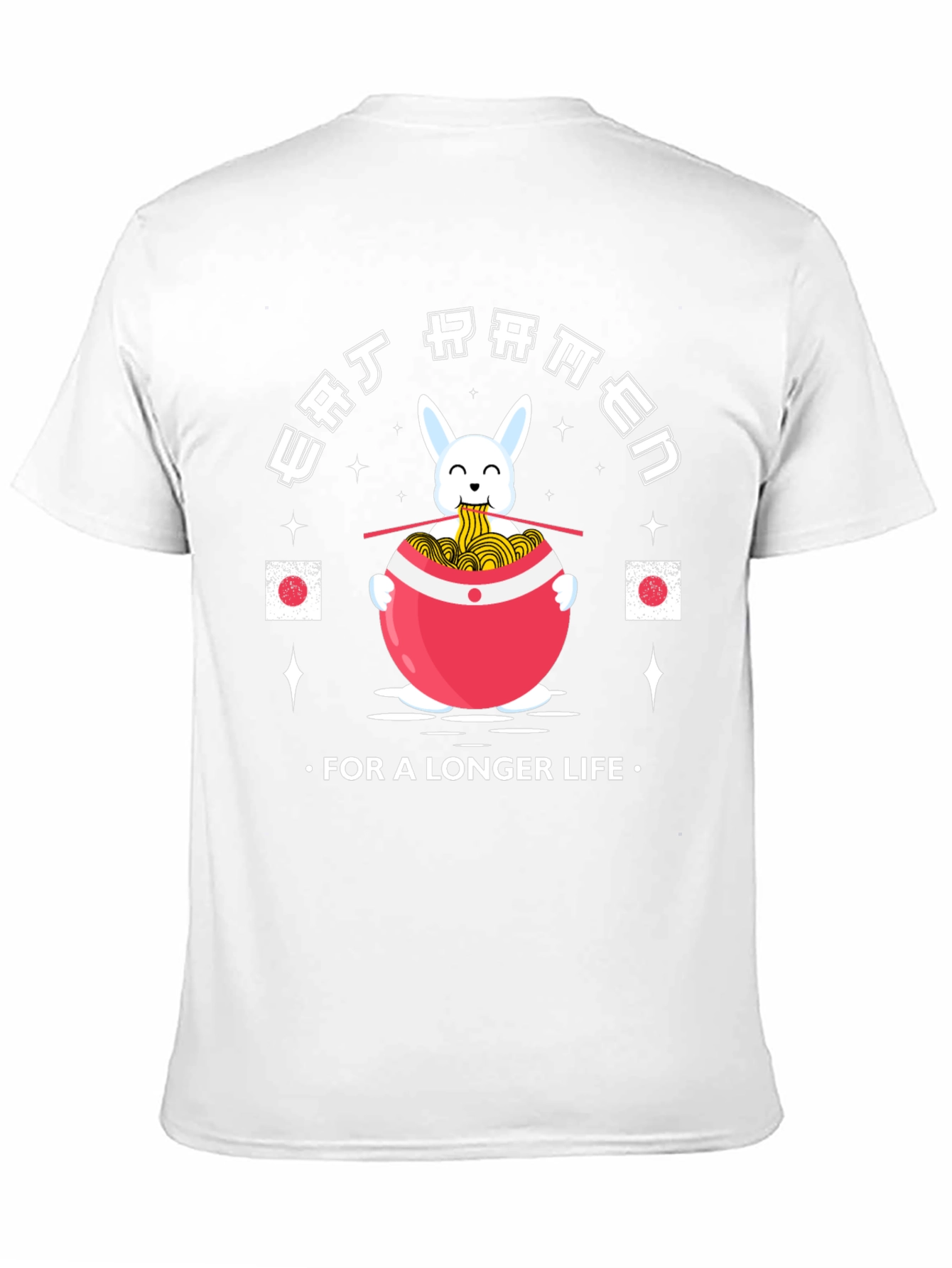 Eat Ramen Longer Life T-Shirt Cute Japanese Style - 11