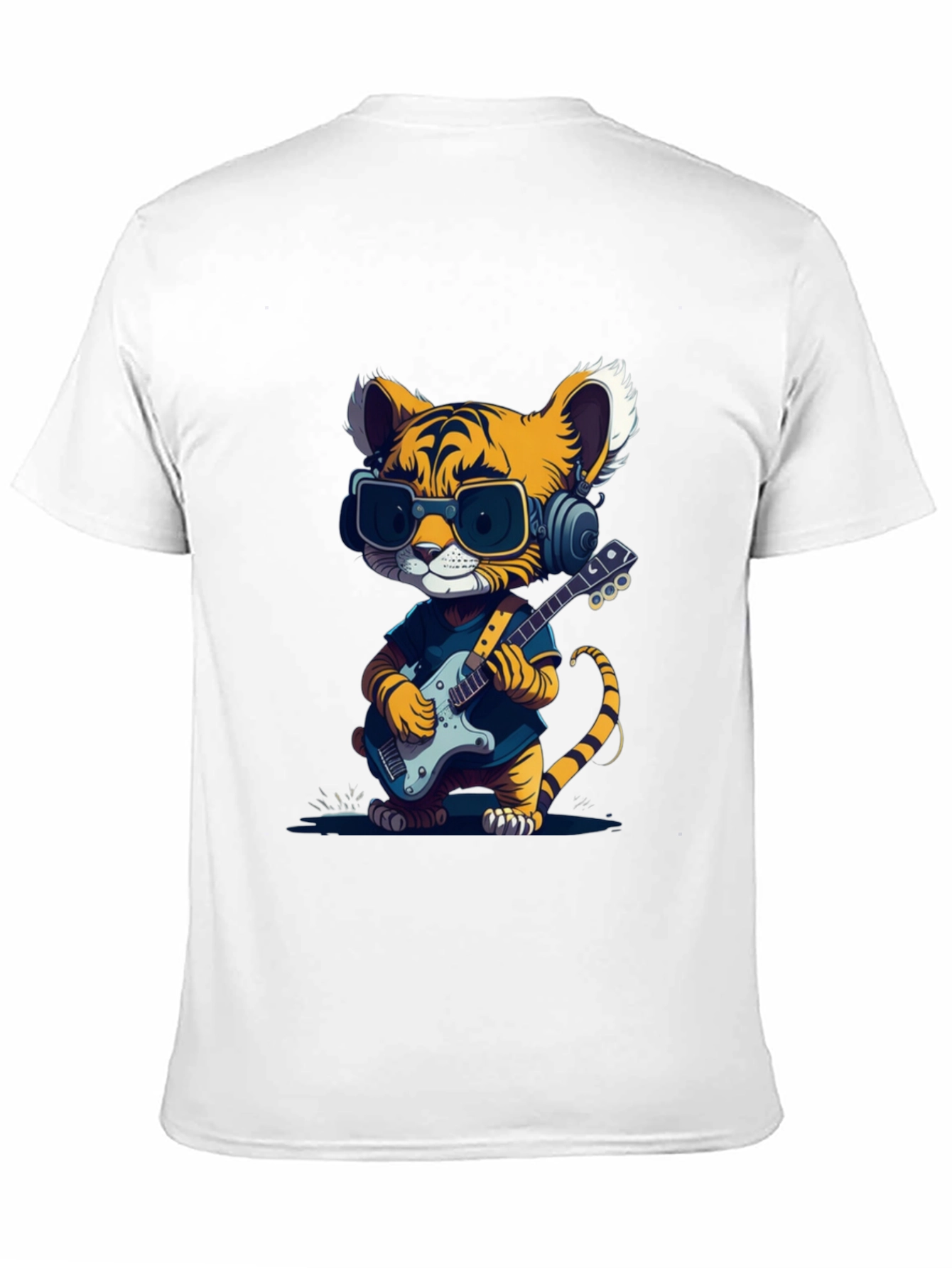 Black Tiger Guitarist T-Shirt view 11