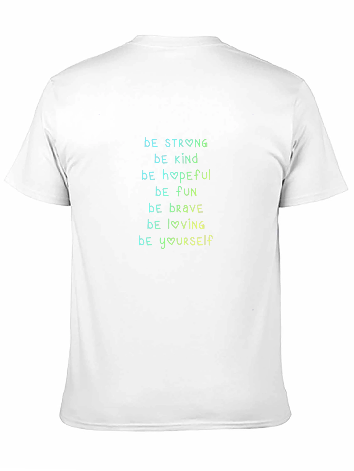 Black Inspirational Black T-Shirt - Be Strong, Kind, Hopeful view 11