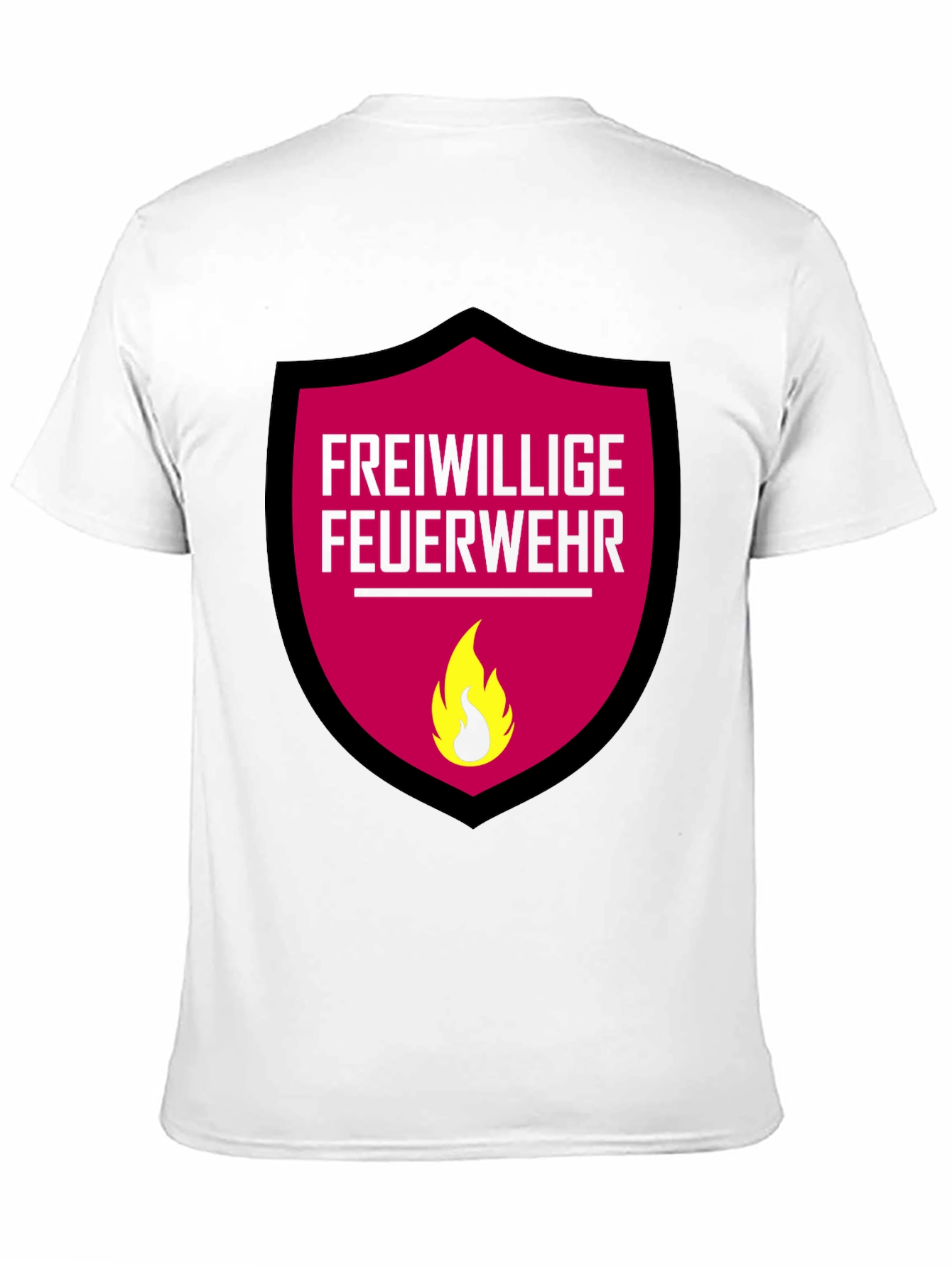 Black Freiwillige Feuerwehr T-Shirt - Volunteer Firefighter Graphic Tee view 11