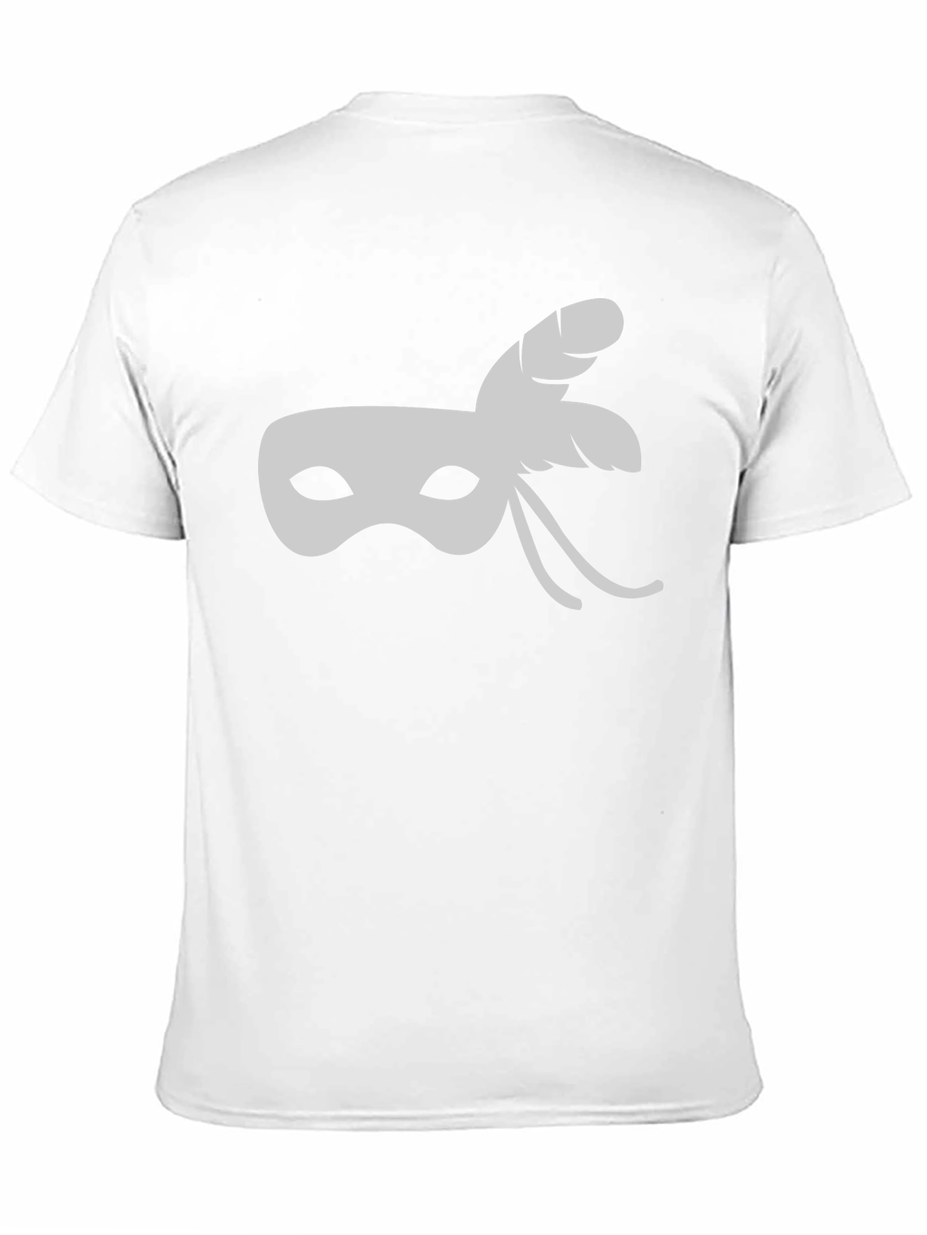 Black Masquerade Mask T-Shirt - Stylish & Unique view 11