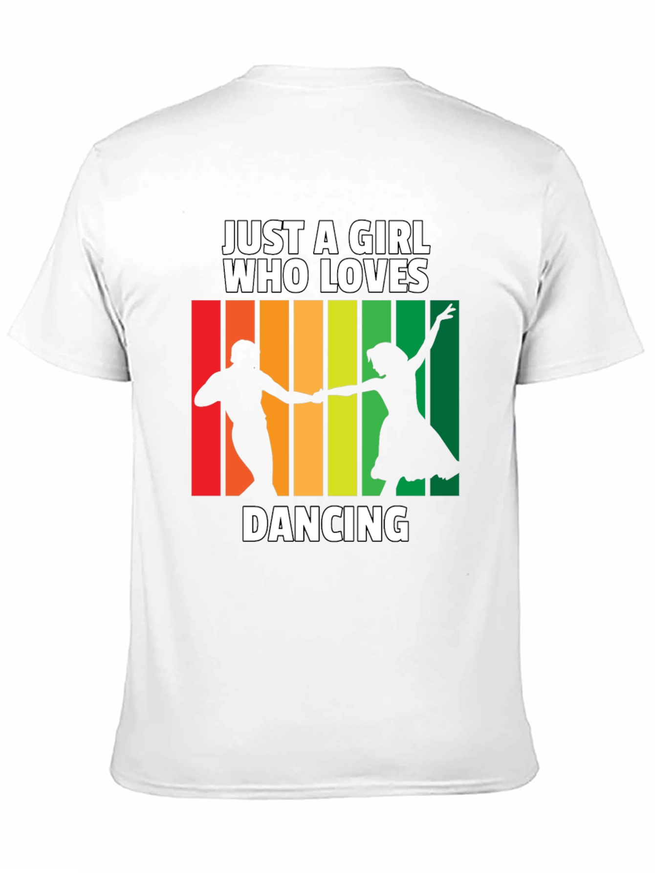 Black Dancing Lover T-Shirt: Just a Girl Who Loves Dancing Tee view 11