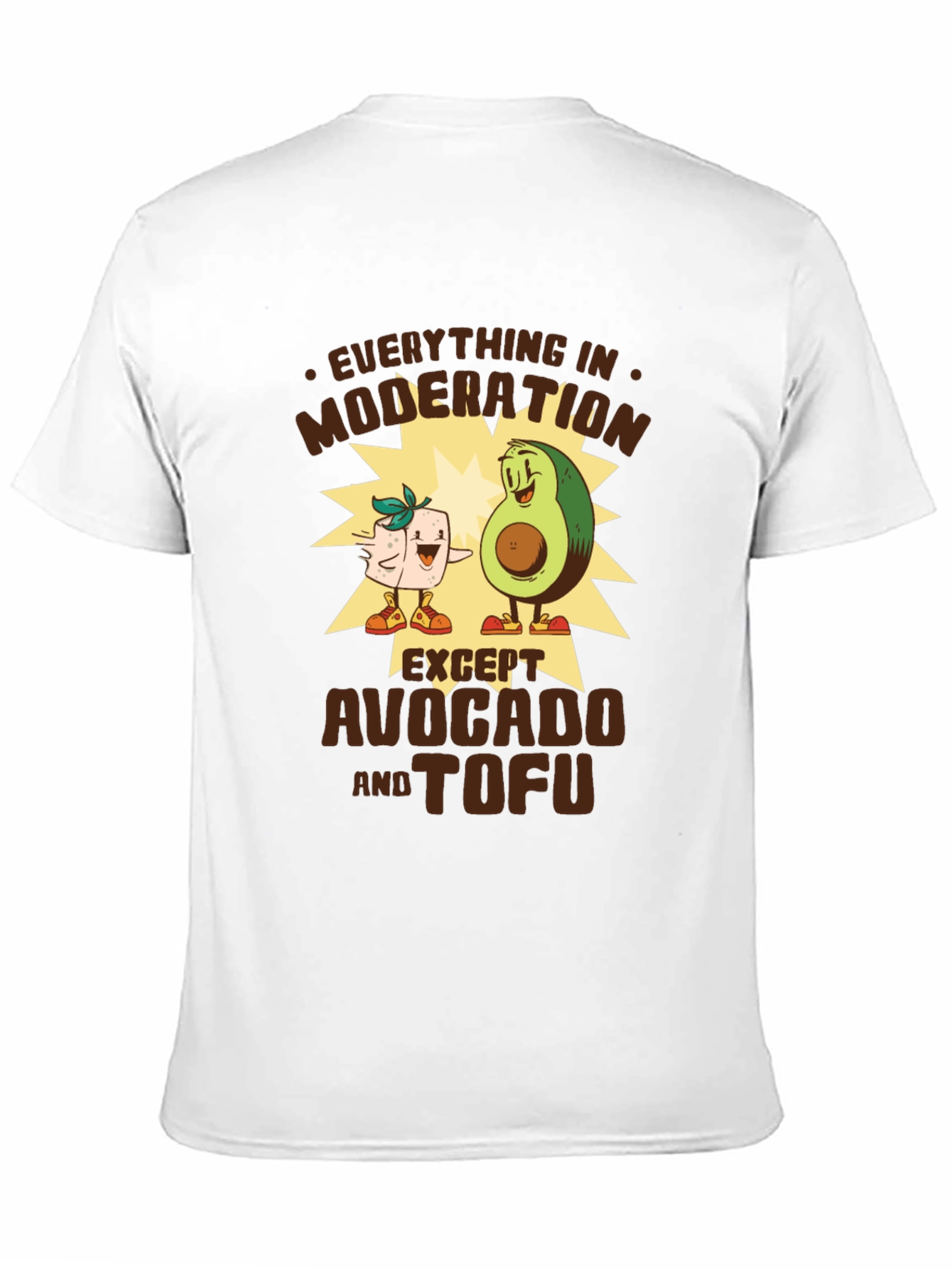 Black Avocado and Tofu Graphic Tee view 11