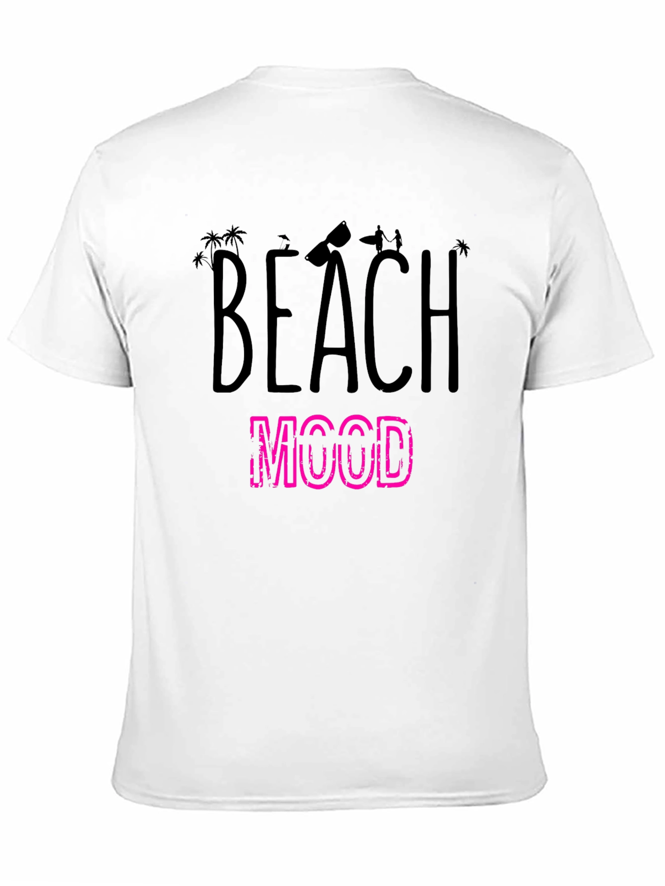 Black Beach Mood Graphic T-Shirt view 11