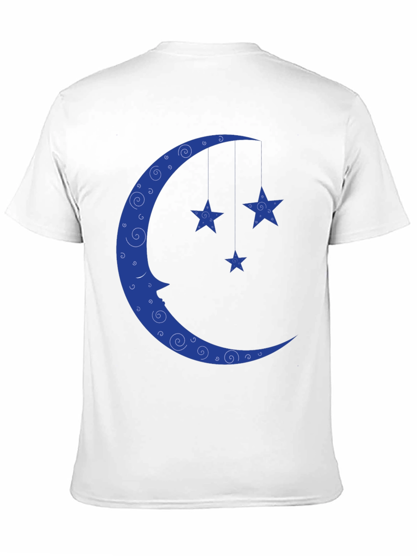 Black Dreamy Moon & Stars Black T-Shirt view 11