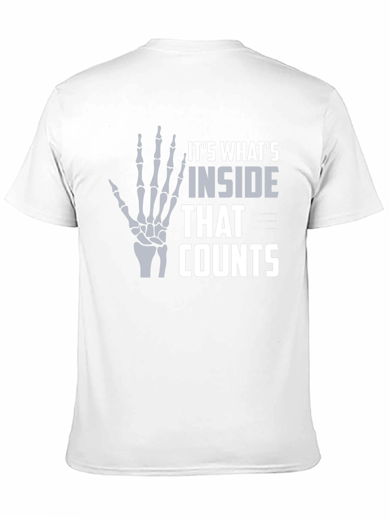 Black It's What's Inside That Counts Graphic Tee view 11