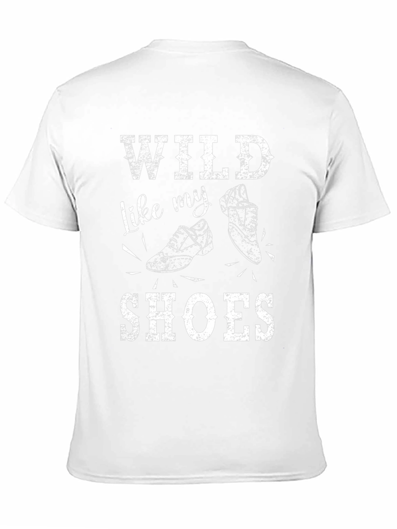 Black Wild Like My Shoes Graphic Tee - Novelty T-Shirt view 11