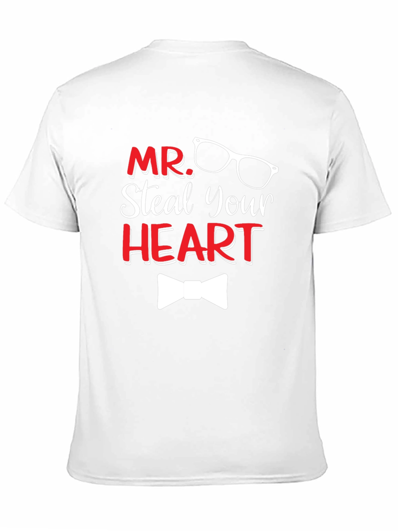 Black Mr. Steal Your Heart Graphic T-Shirt view 11