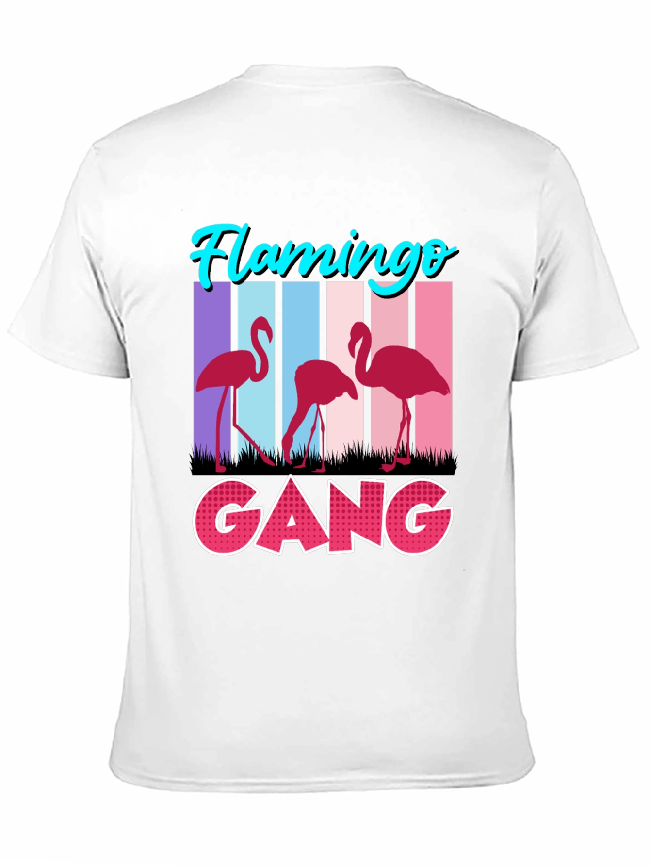 Black Flamingo Gang Graphic Tee view 11