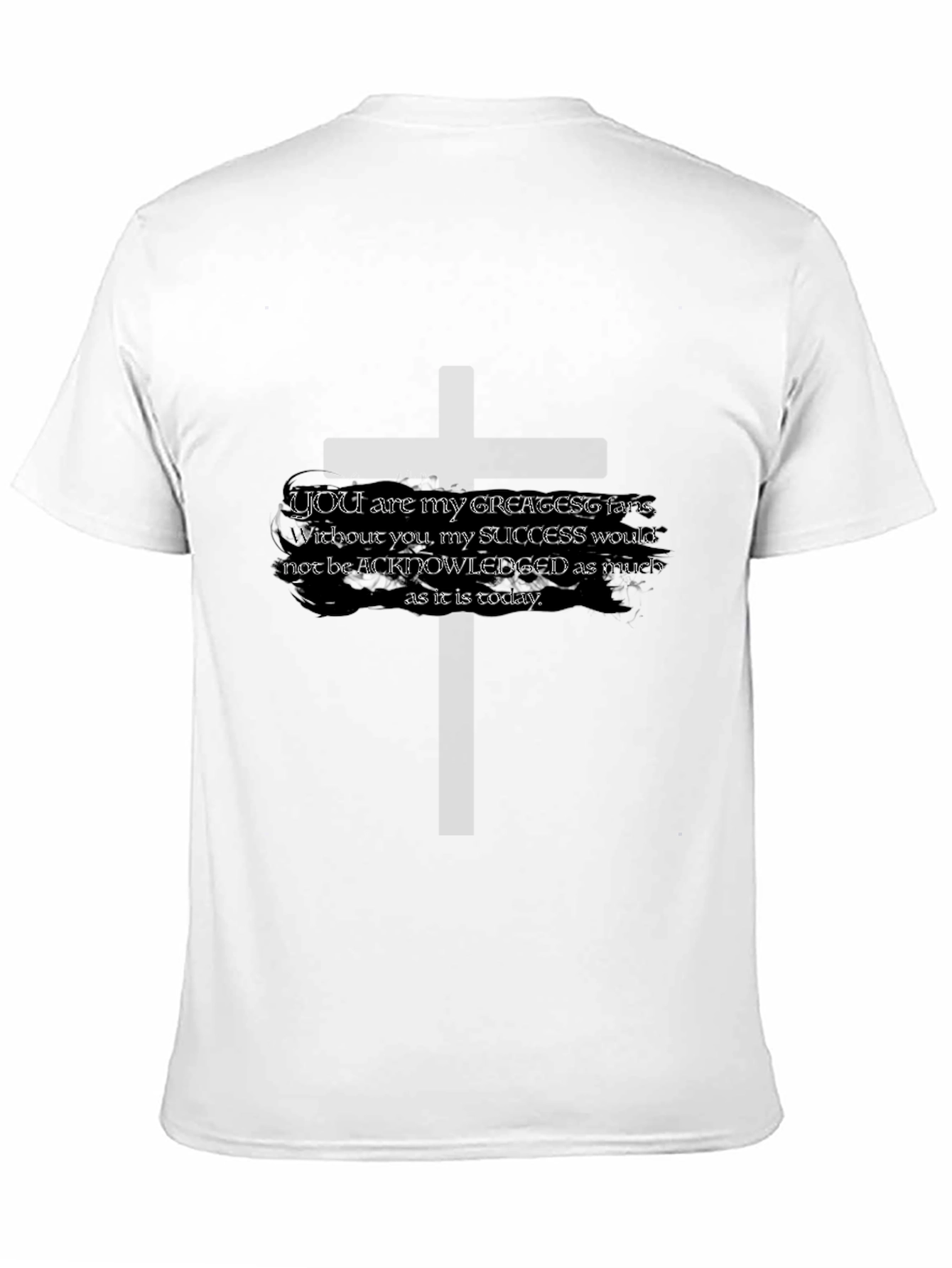 Black Greatest Fans Graphic Tee - Black view 11