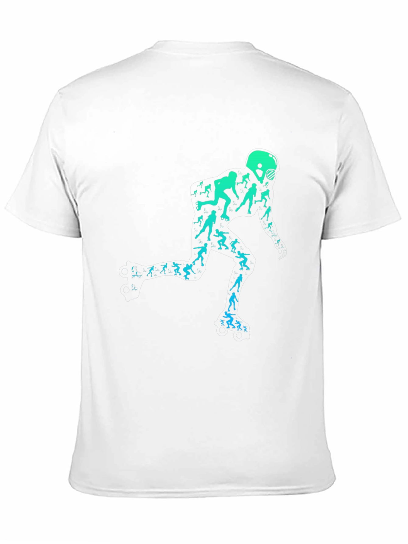 Black Roller Derby T-Shirt: Graphic Black Tee for Skate Lovers view 11