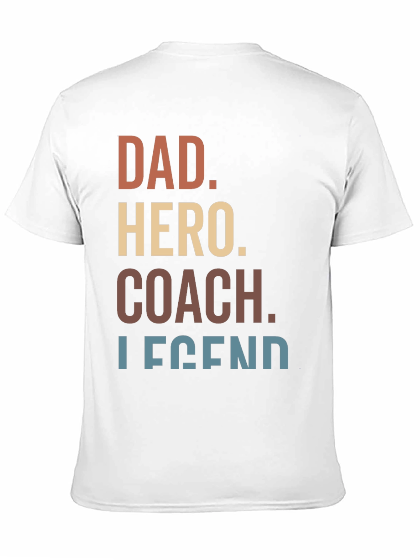 Black Dad Hero Coach Legend Graphic Tee view 11