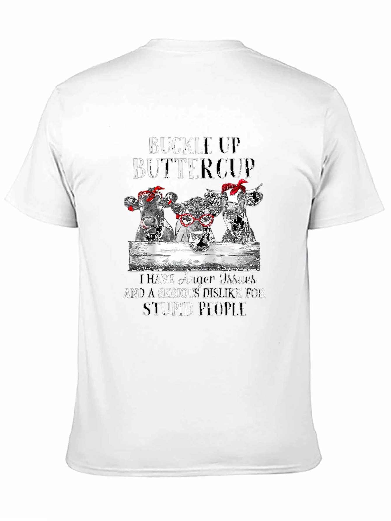 Black Buckle Up Buttercup Graphic Tee view 11