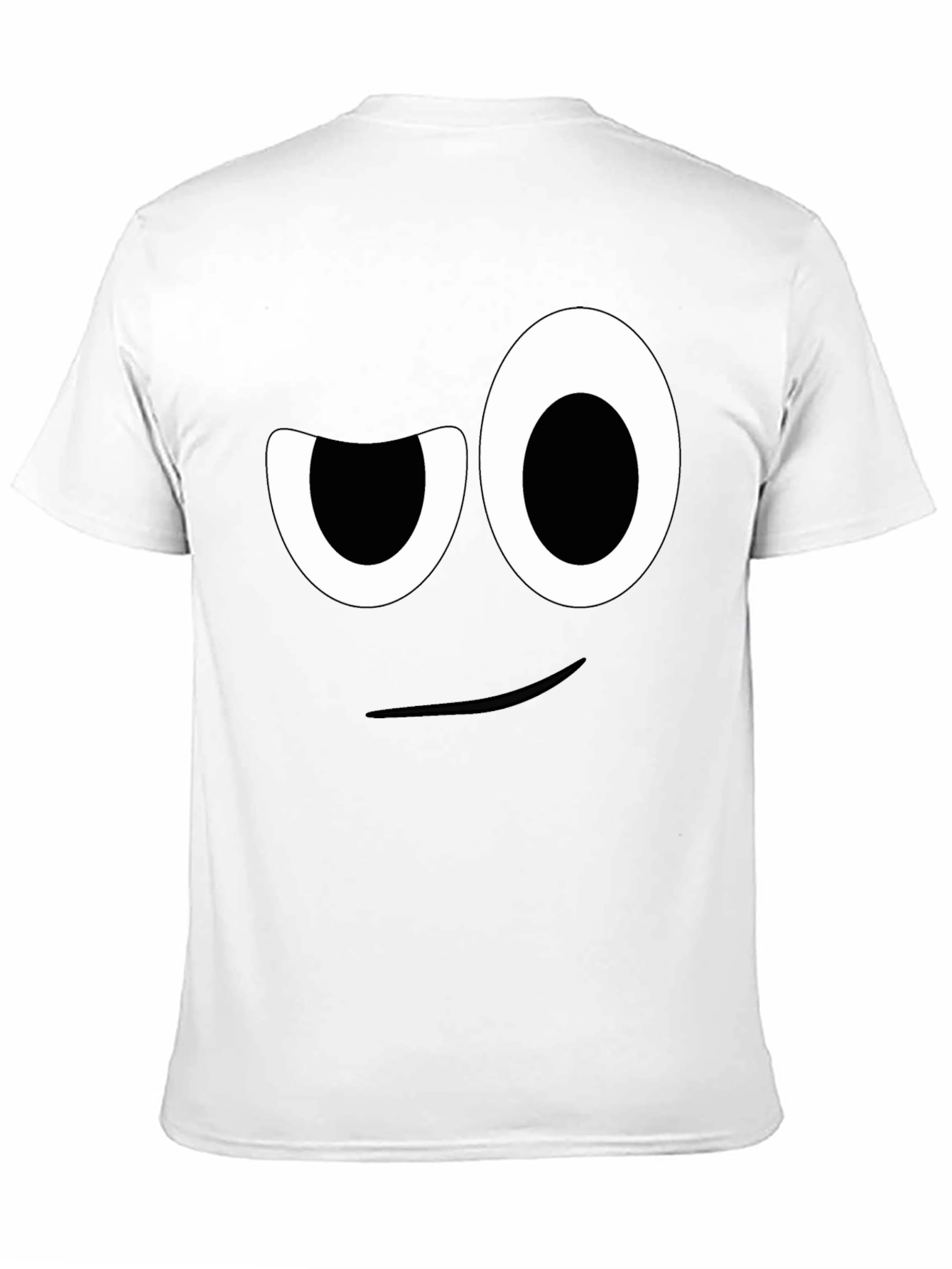 Black Winking Face Graphic Tee - Funny Unisex T-Shirt view 11