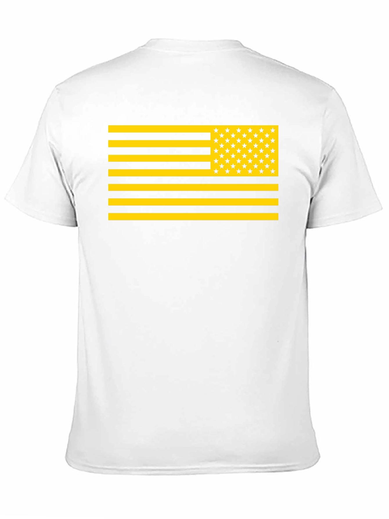 Black Novelty American Flag Graphic T-Shirt view 11