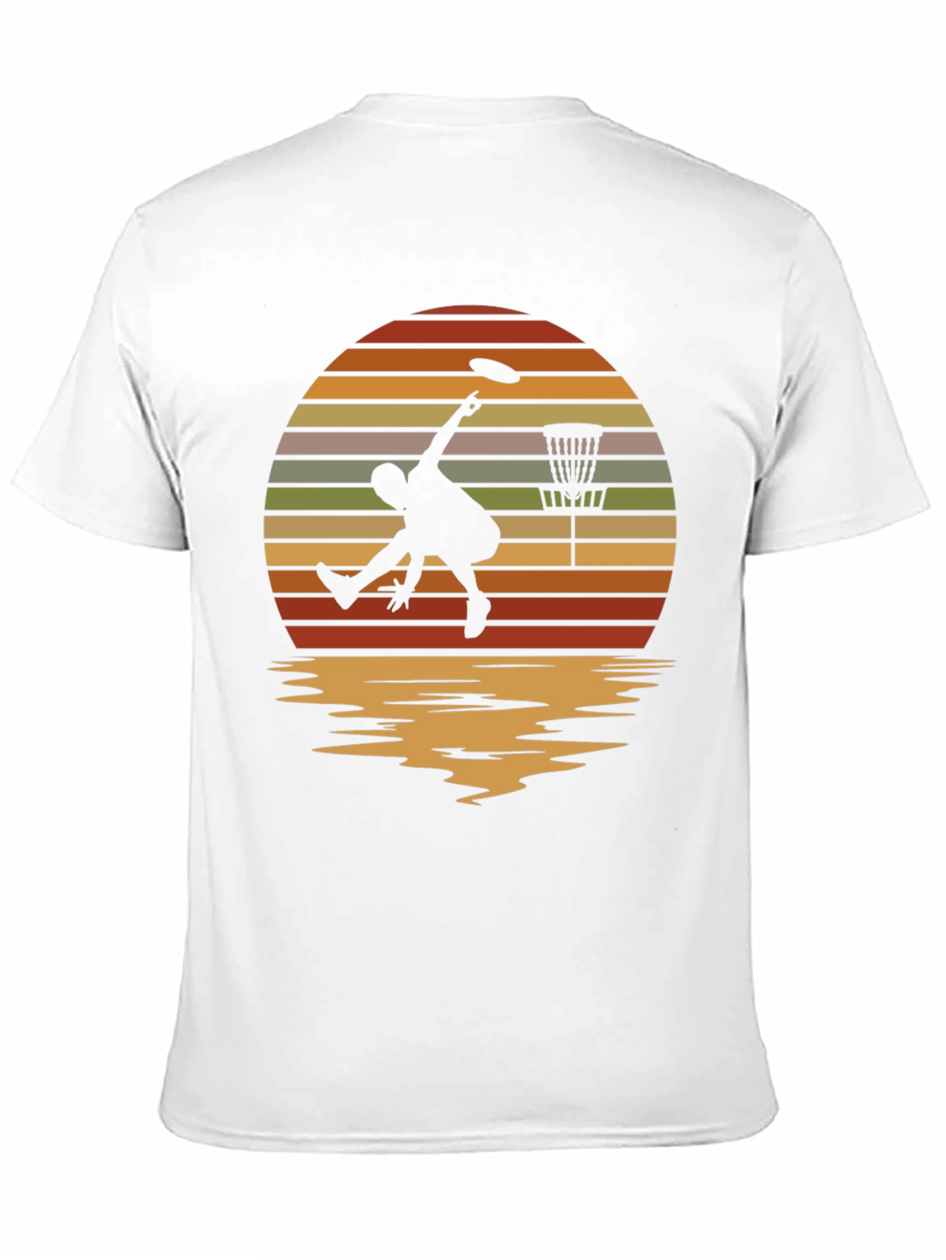 Black Disc Golf Sunset Tee view 11