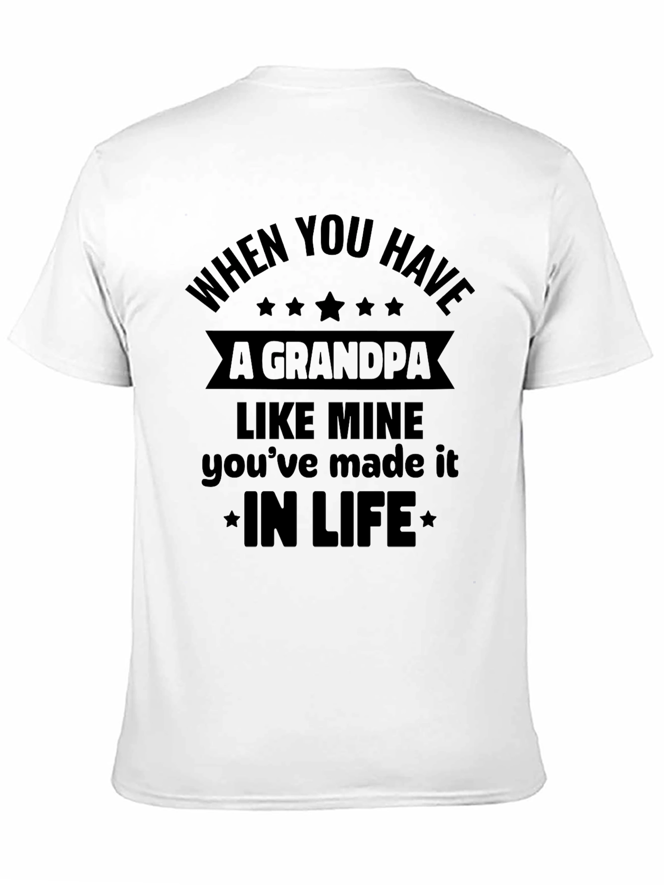 Black Grandpa Gift T-Shirt - 'When You Have A Grandpa Like Mine'  view 11