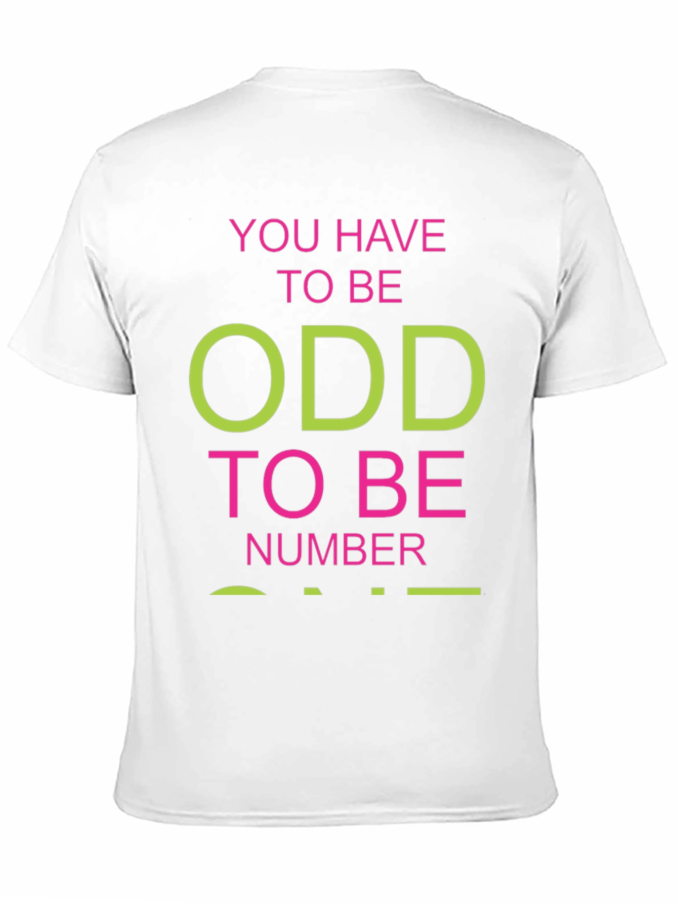 Black Odd Number Graphic T-Shirt view 11