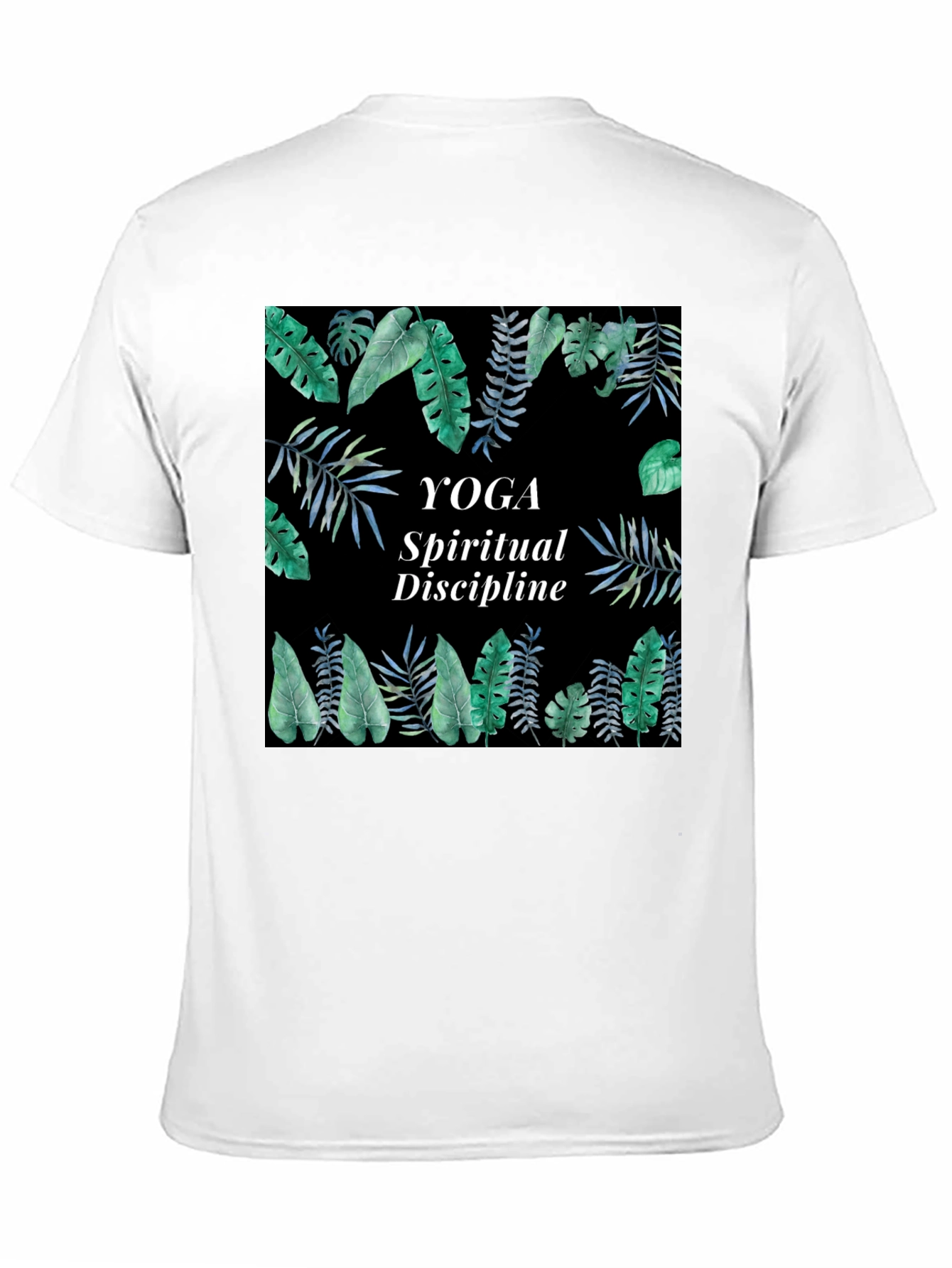 Black Yoga Spiritual Discipline T-Shirt view 11