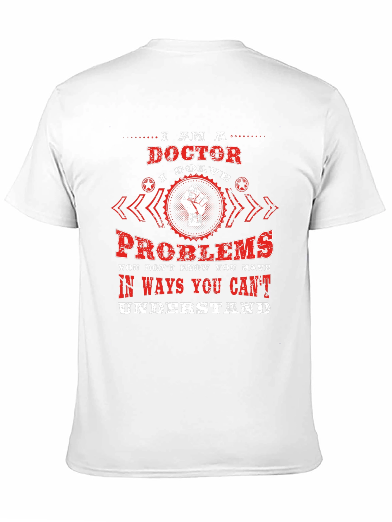 Black I Am A Doctor Graphic Tee view 11