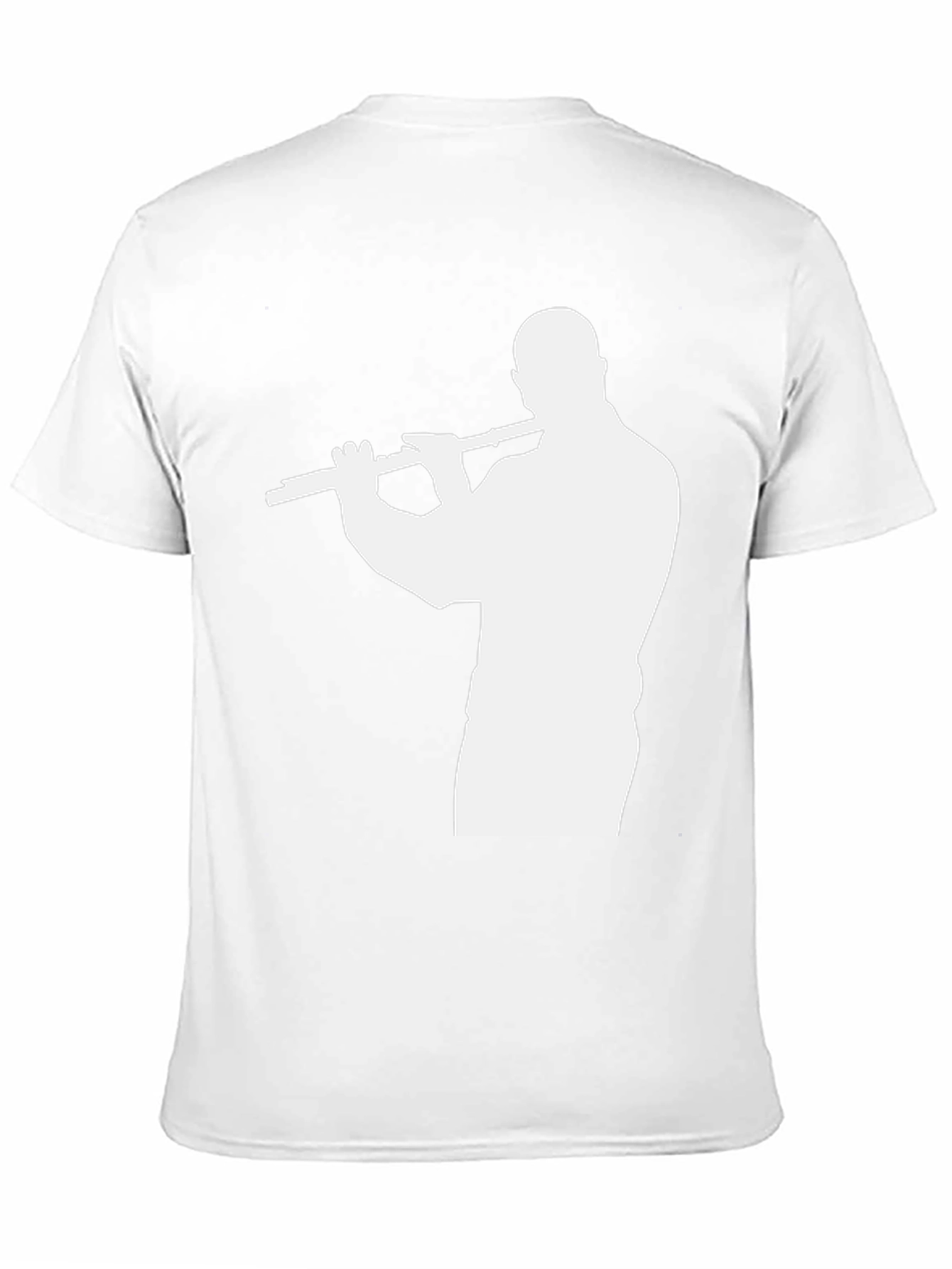 Black Flute Player T-Shirt - Cool Musician Tee view 11