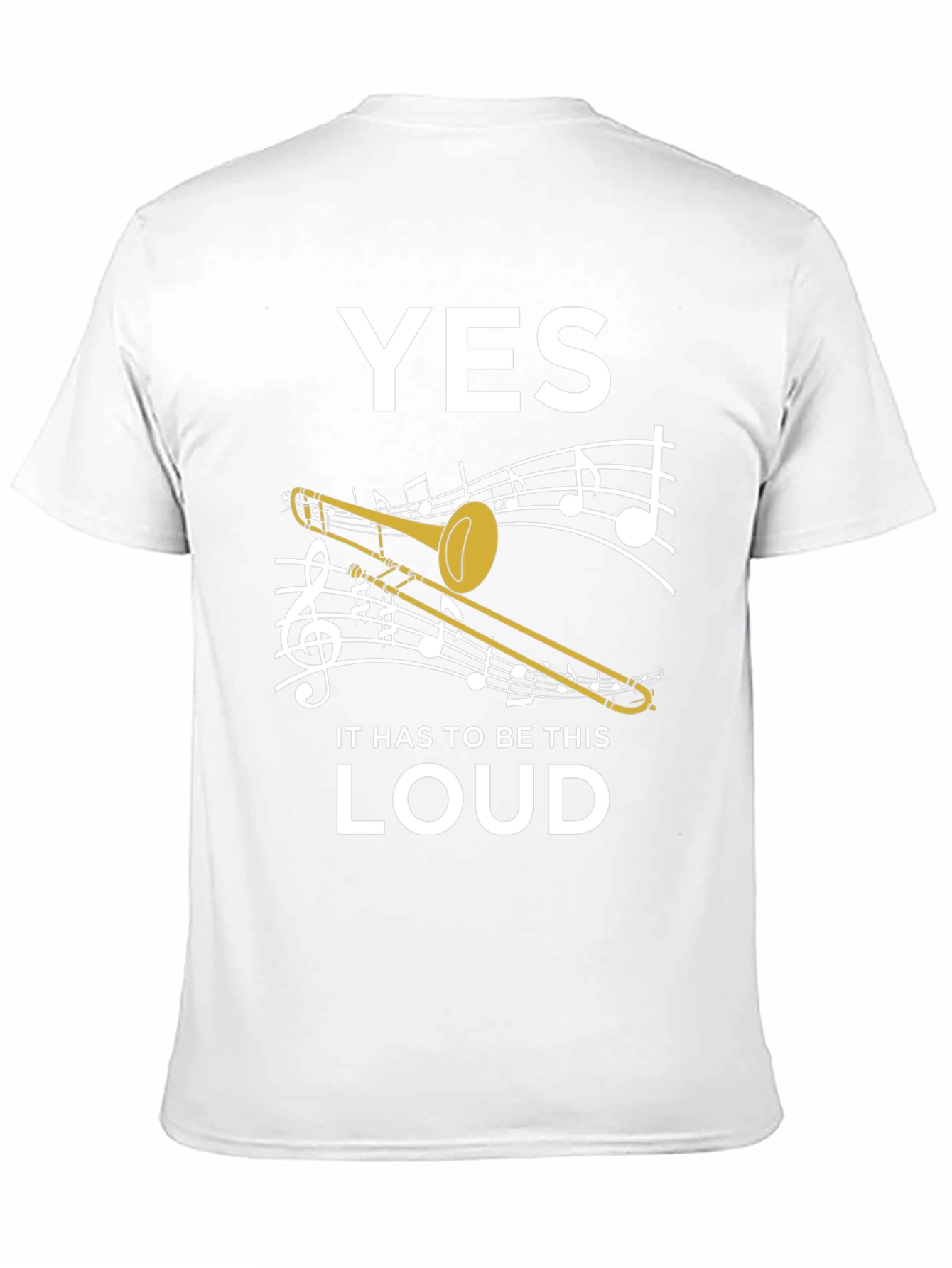 Yes, Loud Trombone Graphic Tee - 11