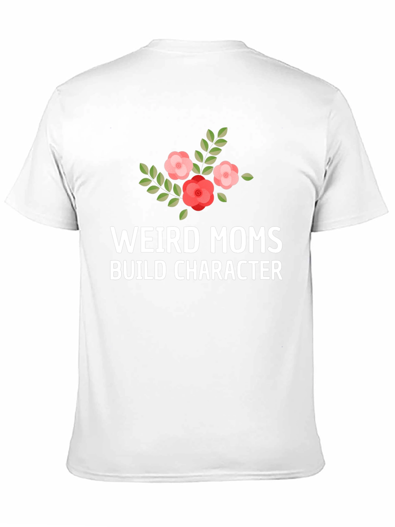 Black Weird Moms Build Character T-Shirt view 11