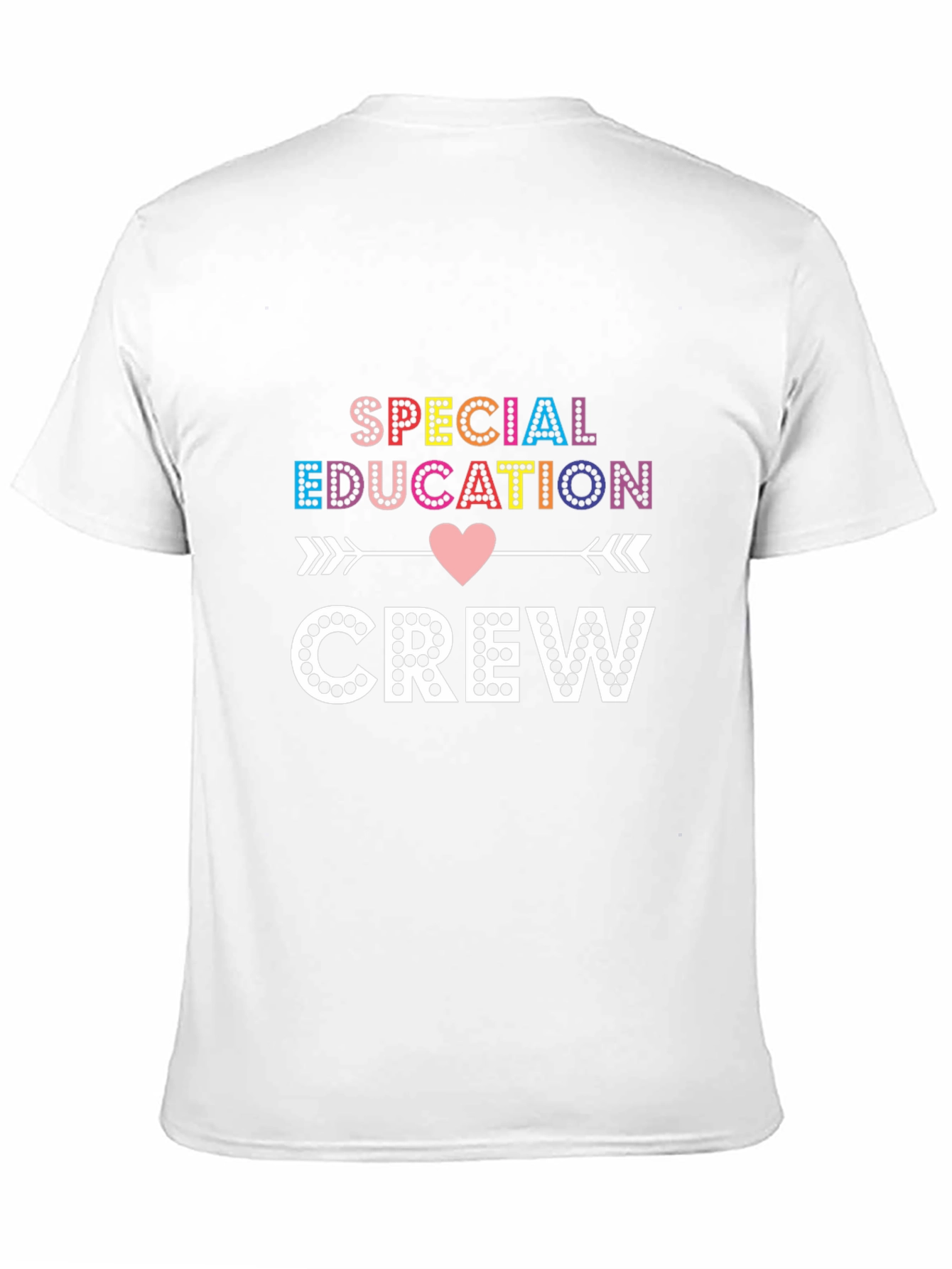 Black Special Education Crew T-Shirt Teacher Support view 11
