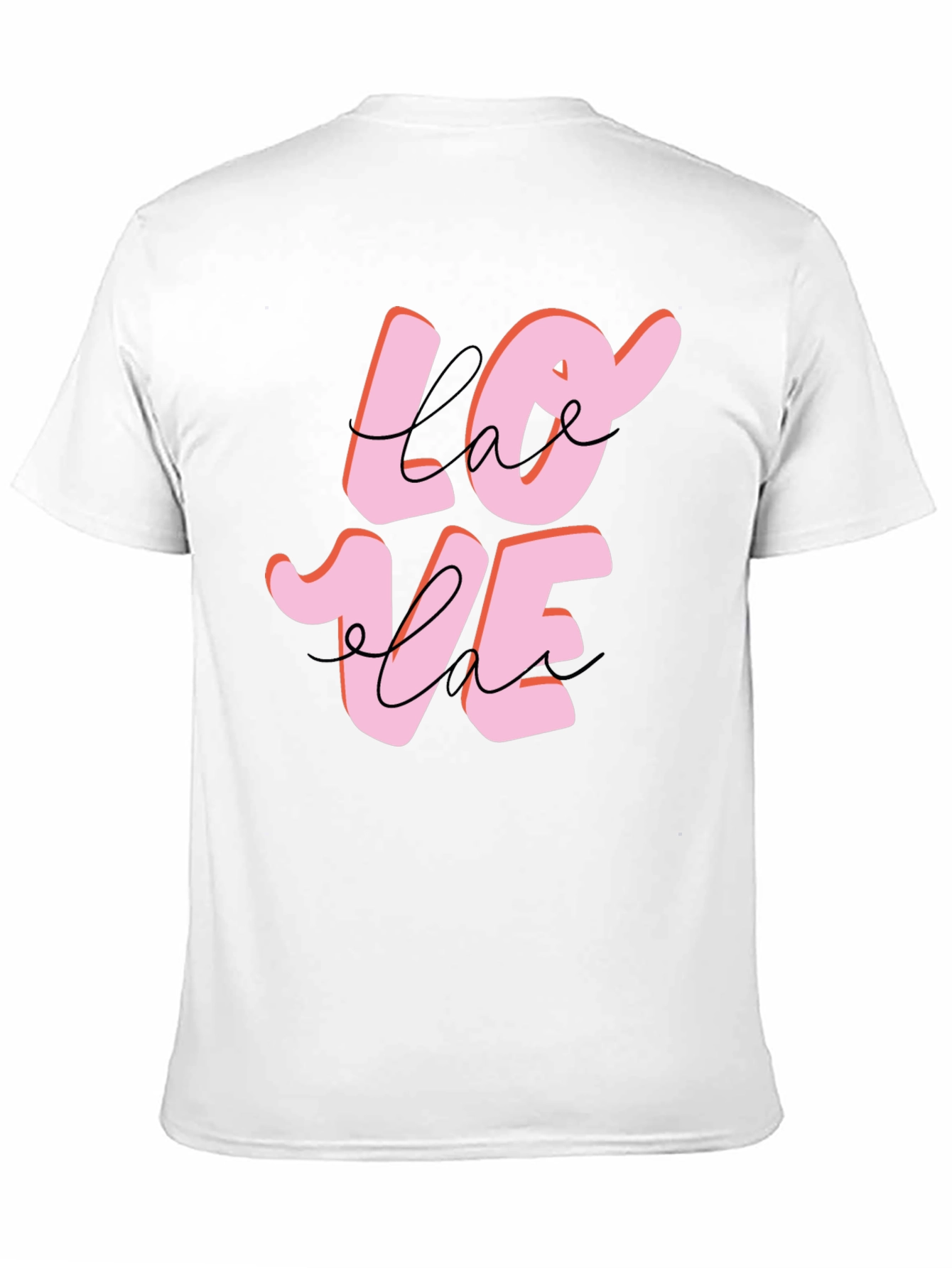 Black Love Graphic Black T-Shirt view 11