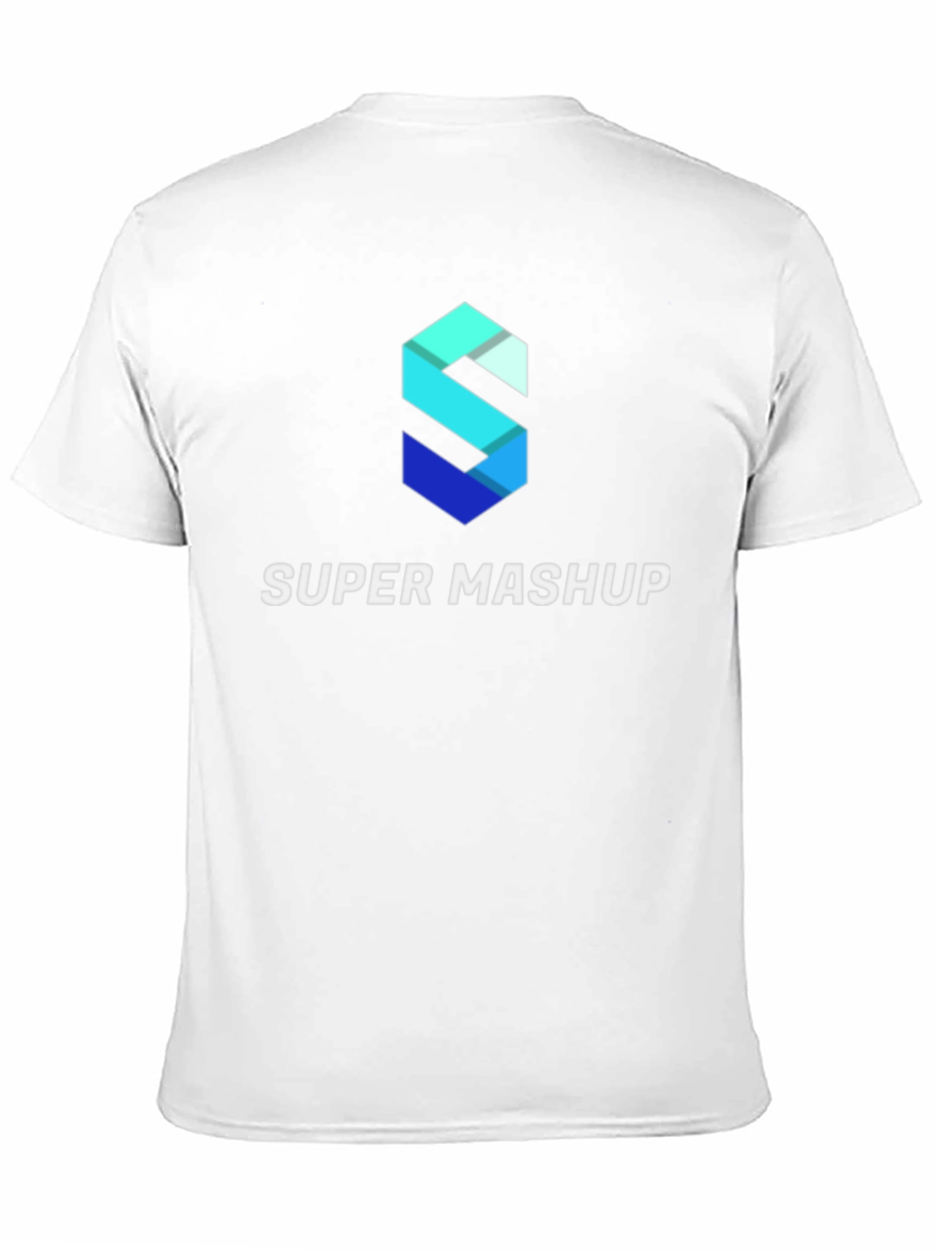 Black Super Mashup Black Graphic Tee view 11