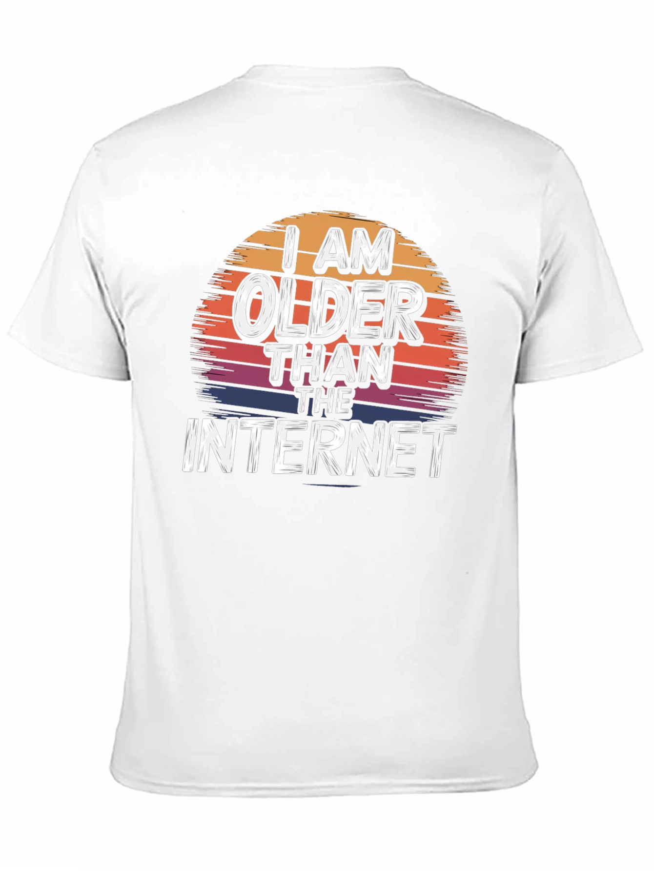 Black I Am Older Than The Internet Black T-Shirt view 11