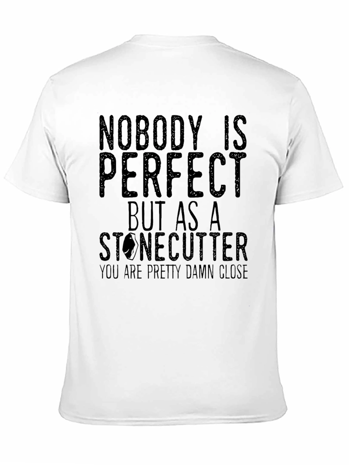 Black Stonecutter Perfection Graphic Tee - Soft Cotton Blend view 11