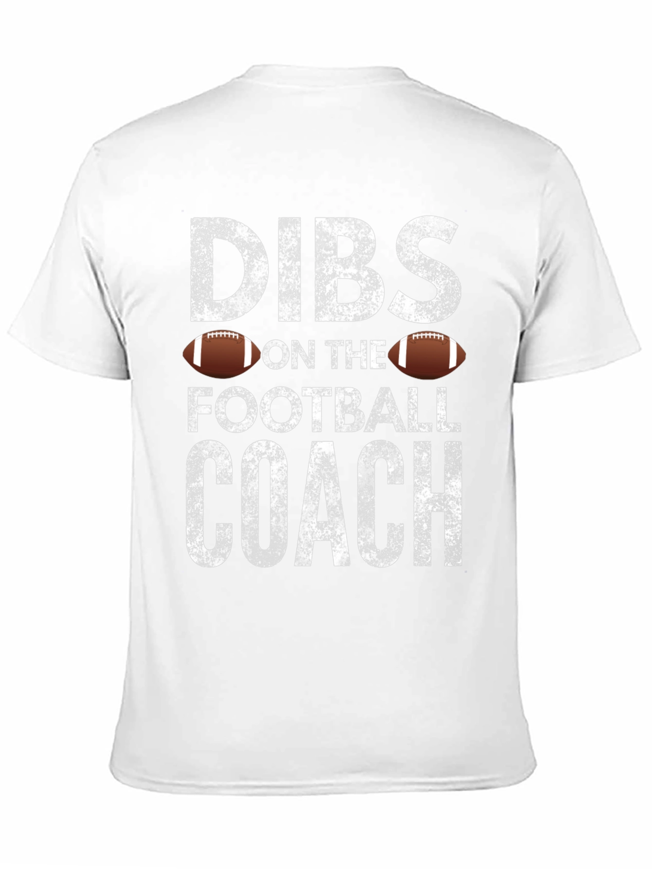 Black Dibs On The Football Coach T-Shirt view 11