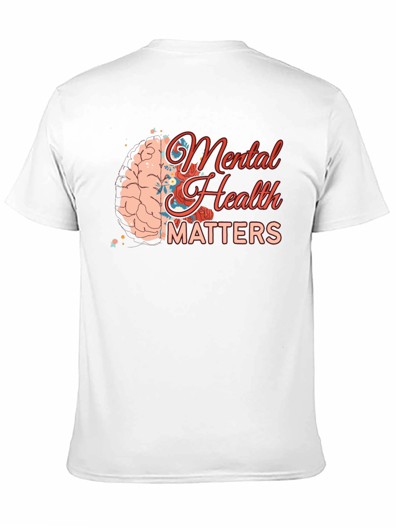 Black Mental Health Matters Graphic Tee - Black view 11