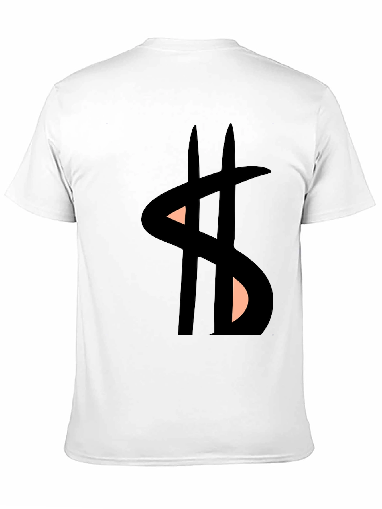 Black Graphic Print Men's Black Tee view 11