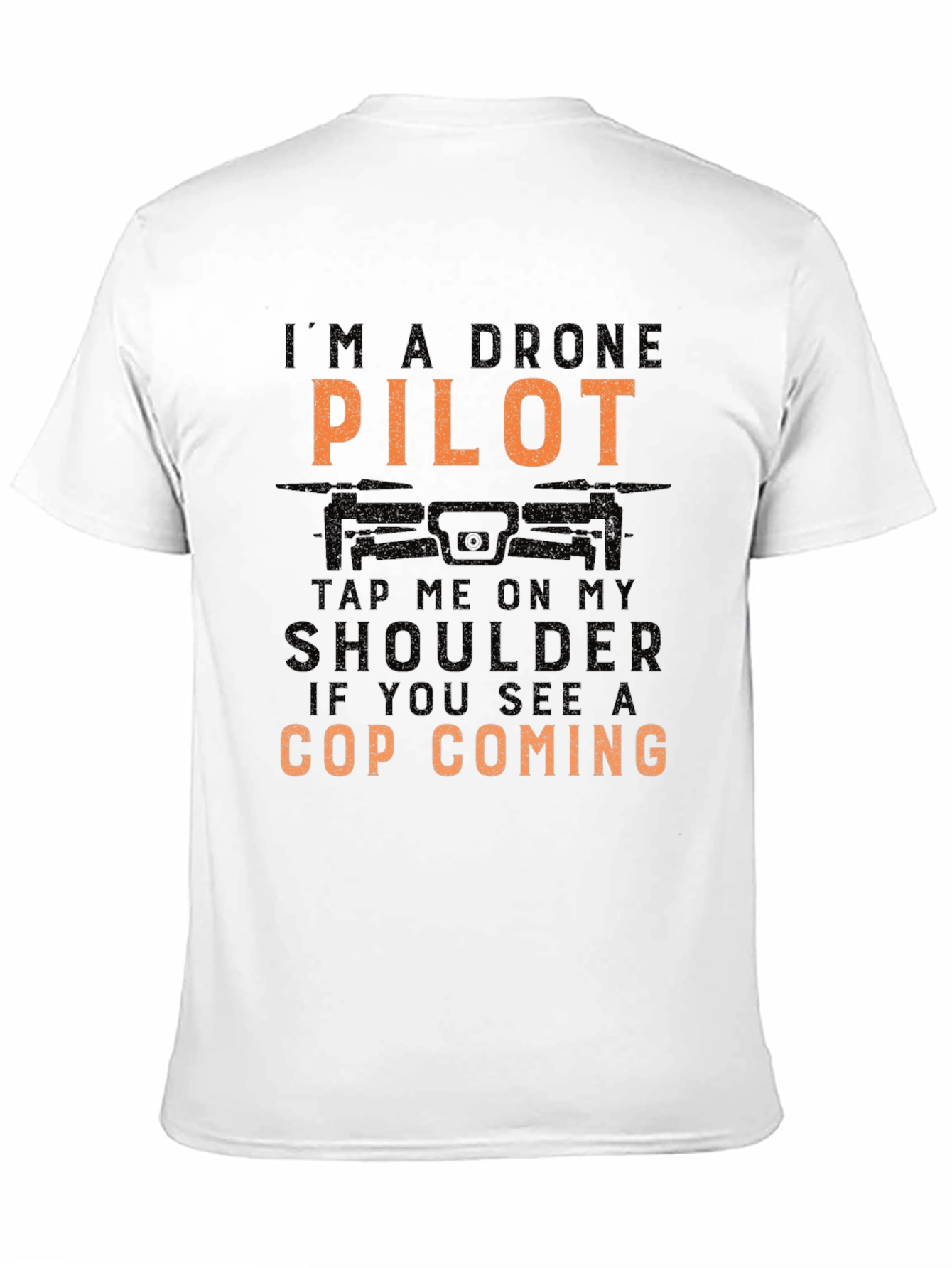 Black Drone Pilot T-Shirt - Funny Design for Drone Enthusiasts view 11
