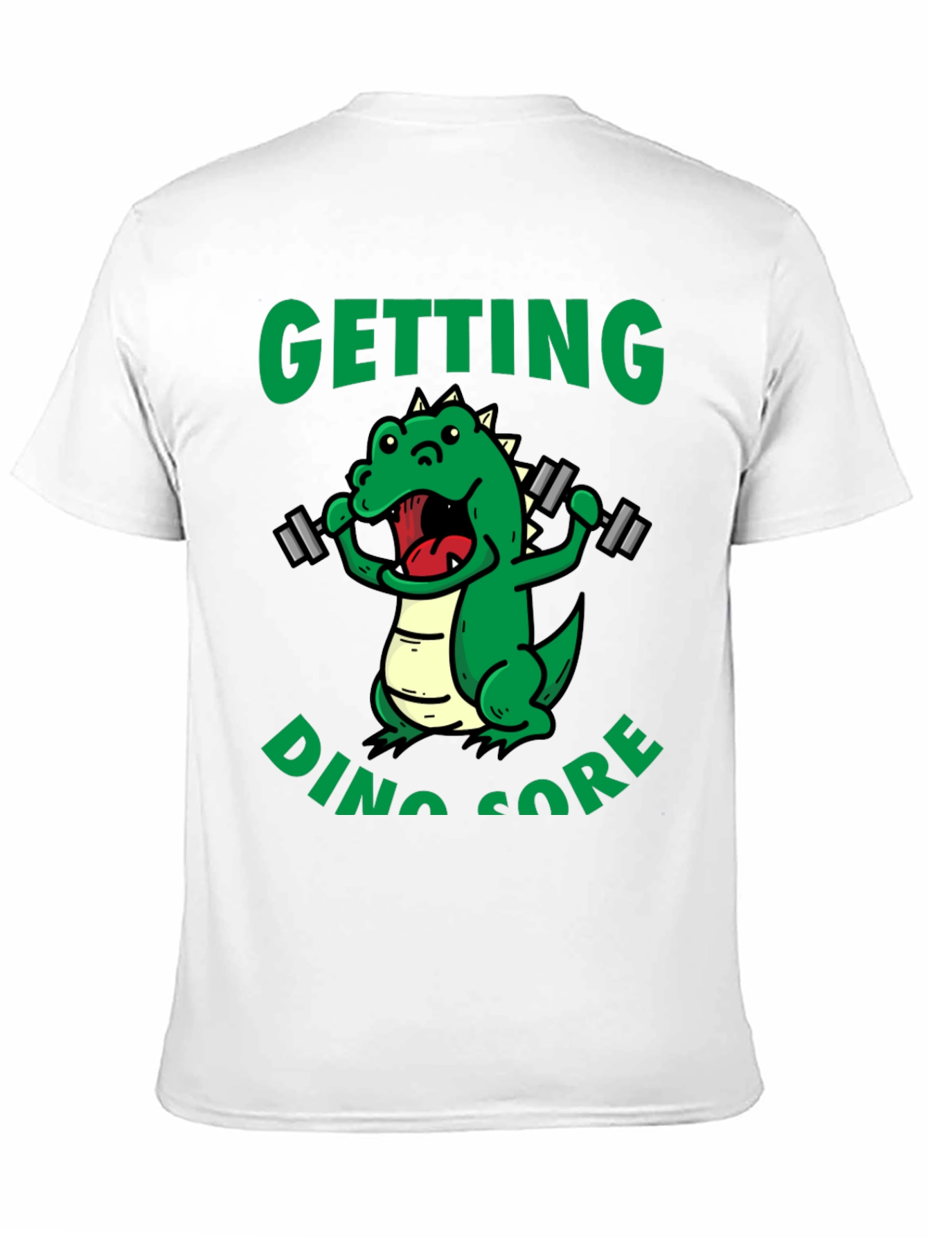 Black Getting Dino Sore T-Shirt - Black view 11
