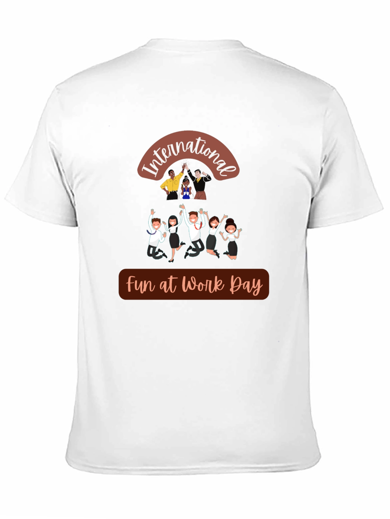 Black International Fun at Work Day Graphic Tee view 11